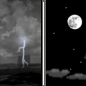 Saturday Night: A chance of thunderstorms before 8pm.  Partly cloudy, with a low around 59.