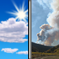 Thursday: Areas of smoke after 2pm. Mostly sunny, with a high near 93. Light west wind. 
