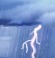 Nearby thunderstorm, Mostly cloudy